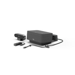 Logitech Logi Dock Focus Room Kit - Conjunto para vídeo conferência (Logitech BRIO Ultra HD Pro Webcam, Logitech Logi Dock) - C