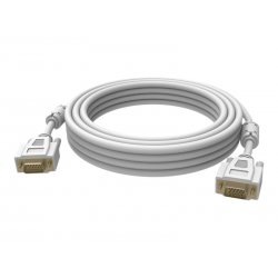 VISION Professional installation-grade VGA patch cable - LIFETIME WARRANTY - gold plated connectors - ferrite cores both ends -