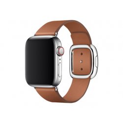 Apple 40mm Modern Buckle - Bracelete de relógio para relógio inteligente - Pequeno - castanho sela - para Watch (38 mm, 40 mm, 