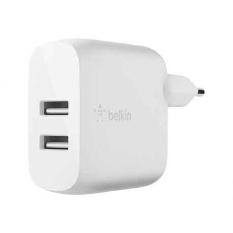 Belkin BoostCharge - Adaptador de alimentação - 40 Watt - Fast Charge, PD 3.0 - 2 conectores de saída (2 x USB-C) WCB006VFWH