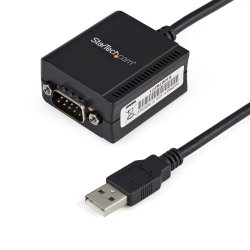 StarTech.com USB to Serial Adapter - 1 port - USB Powered - FTDI USB UART Chip - DB9 (9-pin) - USB to RS232 Adapter (ICUSB2321F