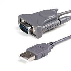 StarTech.com USB to Serial Adapter - 3 ft / 1m - with DB9 to DB25 Pin Adapter - Prolific PL-2303 - USB to RS232 Adapter Cable (