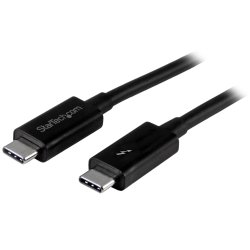 StarTech.com 1m (3.3ft) Thunderbolt 3 Cable, 20Gbps, 100W PD, 4K Video, Thunderbolt-Certified, Compatible w/ TB4/USB 3.2/Displa