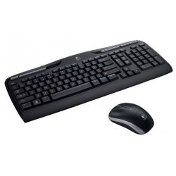 Logitech Wireless Combo MK330 - Conjunto de teclado e rato - sem fios - 2.4 GHz - Húngaro - preto 920-003993