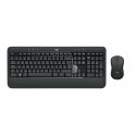 Logitech MK540 Advanced - Conjunto de teclado e rato - sem fios - 2.4 GHz - Alemão 920-008675