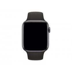 Apple 44mm Sport Band - Bracelete de relógio para relógio inteligente - tamanhos S/M e M/L - preto - demo - para Watch (42 mm, 