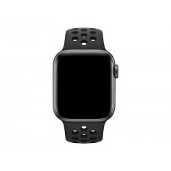 Apple 38mm Nike Sport Band - Bracelete de relógio para relógio inteligente - tamanhos S/M e M/L - antracite/preto - demo - para