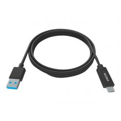 VISION Professional installation-grade USB-C to USB-A cable - LIFETIME WARRANTY - bandwidth 5 gbit/s - supports 3A charging cur