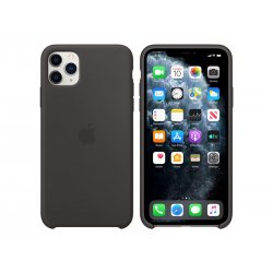 Apple - Tampa posterior para telemóvel - silicone - preto - para iPhone 11 Pro Max MX002ZM/A