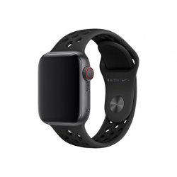 Apple 40mm Nike Sport Band - Bracelete de relógio para relógio inteligente - tamanhos S/M e M/L - antracite/preto - para Watch 