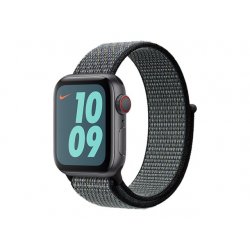 Apple 40mm Nike Sport Loop - Bracelete de relógio para relógio inteligente - Regular size - índigo do mundo, explosão de lima -