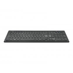 Kensington Advance Fit Slim - Teclado - sem fios - 2.4 GHz - Espanhol - preto K72344ES