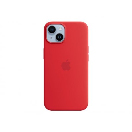 Apple - (PRODUCT) RED - tampa posterior para telemóvel - compatibilidade MagSafe - silicone - vermelho - para iPhone 14 MPRW3ZM