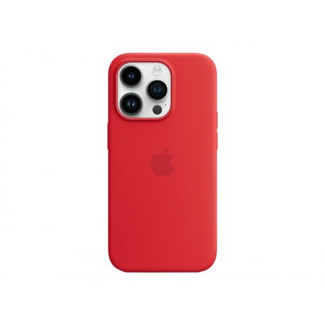 Apple - (PRODUCT) RED - tampa posterior para telemóvel - com MagSafe - silicone - vermelho - para iPhone 14 Pro MPTG3ZM/A