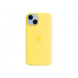 Apple - Tampa posterior para telemóvel - compatibilidade MagSafe - silicone - amarelo canário - para iPhone 14 MQU73ZM/A