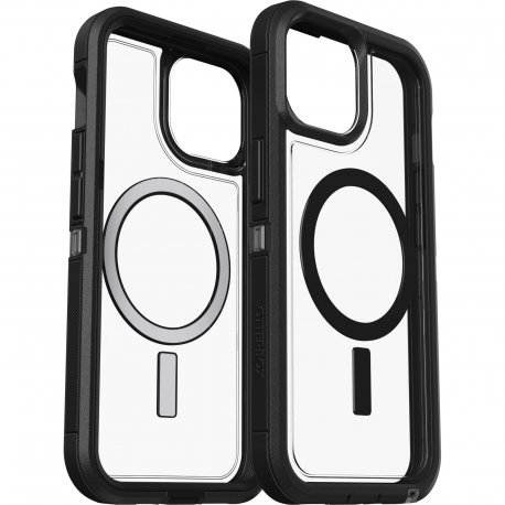 OtterBox Defender XT Clear Apple iPhone 15/iPhone 14/iPhone 13 Dark Side - clear/black - ProPack 77-93337