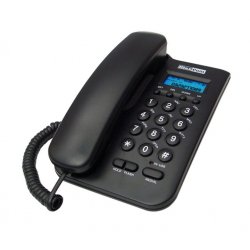 Telefone Fixo Maxcom KXT100 Preto KXT100Black