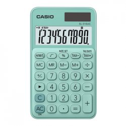 Calculadora de Bolso Casio SL310UCGN Verde Claro 10 Digitos CAS-SL310UCGN