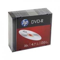 DVD-R 4.7GB 16x HP Slim Case 10un HPDME00085-3