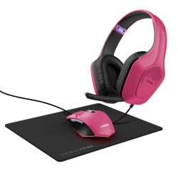 Bundle Trust Gaming GXT790 TRIDOX 3-IN-1 (headset, rato, tapete) - Rosa 25179