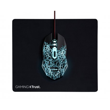 TRUST BASICS GAMING MOUSE & PAD - 24752 24752