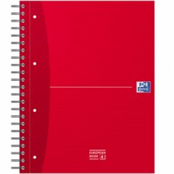 Caderno Espiral A5 Quadriculado Oxford European Book 1un 108Z02500