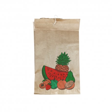 Bolsa Papel para Fruta 20x9x32cm até 2Kg c/Cordel 975un 6621423