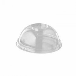 Tampas Copos PLA Transparente Ø9,5cm 100un 6621171