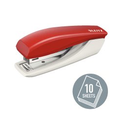 Agrafador Mini Nº10 10 Folhas Leitz 5517 Vermelho 5051012