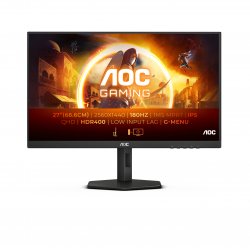 AOC Gaming Q27G4X - G4 Series - monitor LED - gaming - 27" - 2560 x 1440 QHD @ 180 Hz - IPS - 400 cd/m² - DisplayHDR 400 - 1 ms