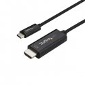 StarTech.com 6ft (2m) USB C to HDMI Cable, 4K 60Hz USB Type C to HDMI 2.0 Video Adapter Cable, Thunderbolt 3 Compatible, Laptop