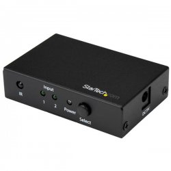 StarTech.com 2 Port HDMI Switch - 4K 60Hz - Supports HDCP - IR - HDMI Selector - HDMI Multiport Video Switcher - HDMI Switcher 