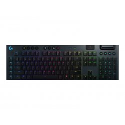 Logitech Gaming G915 - Teclado - luz traseira - sem fios - USB, Bluetooth, 2.4 GHz - QWERTY - Padrão internacional americano - 