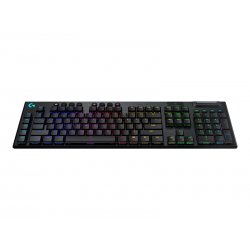 Logitech Gaming G915 - Teclado - luz traseira - sem fios - USB, Bluetooth, 2.4 GHz - QWERTY - Padrão internacional americano - 