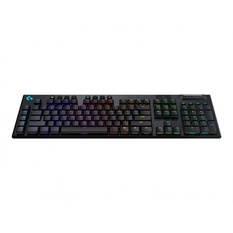 Logitech Gaming G915 - Teclado - luz traseira - sem fios - USB, Bluetooth, 2.4 GHz - QWERTY - Padrão internacional americano - 