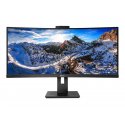 Philips P-line 346P1CRH - Monitor LED - curvo - 34" (34" visível) - 3440 x 1440 WQHD @ 100 Hz - VA - 500 cd/m² - 3000:1 - Displ