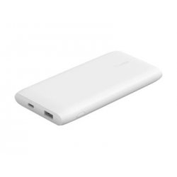 Belkin BoostCharge - Carregador portátil - 10000 mAh - 18 Watt - Fast Charge, PD - 2 conectores de saída (USB, 24 pin USB-C) - 