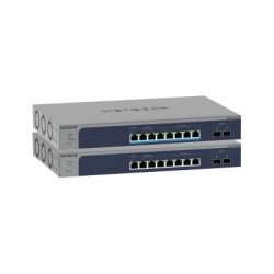 NETGEAR Smart MS510TXUP - Interruptor - L3 Lite - inteligente - 4 x 100/1000/2.5G (PoE++) + 4 x 100/1000/2.5/5/10G (PoE++) + 2 