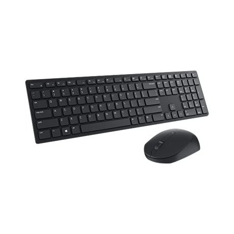 Dell Pro KM5221W - Conjunto de teclado e rato - sem fios - 2.4 GHz - QWERTY - Português - preto - para Vostro 15 3510 KM5221WBK