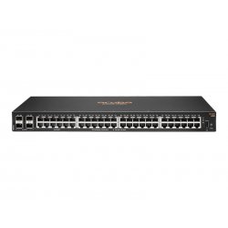 HPE Aruba 6000 48G 4SFP Switch - Interruptor - L3 - Administrado - 48 x 10/100/1000 + 4 x Gigabit SFP - fluxo de ar lado para l