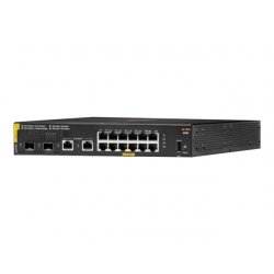 HPE Aruba 6000 12G Class4 PoE 2G/2SFP 139W Switch - Interruptor - Administrado - 12 x 10/100/1000 (PoE+) + 2 x Gigabit SFP + 2 