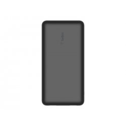 Belkin BoostCharge - Carregador portátil - 20000 mAh - 15 Watt - 3 conectores de saída (2 x USB, 24 pin USB-C) - no cabo: USB, 