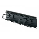 APC - Organizador de cabos - preto - 2U - para NetShelter EP, NetShelter ES, NetShelter SX, Netshelter VS, Netshelter VX, NetSh