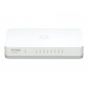 D-Link GO-SW-8GE - Interruptor - sem gestão - 8 x 10/100/1000 - desktop GO-SW-8G/E