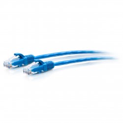 C2G 6ft (1.8m) Cat6a Snagless Unshielded (UTP) Slim Ethernet Network Patch Cable - Blue - Cabo patch - RJ-45 (M) para RJ-45 (M)