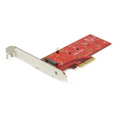 StarTech.com M2 PCIe SSD Adapter - x4 PCIe 3.0 NVMe / AHCI / NGFF / M-Key - Low Profile and Full Profile - SSD PCIe M.2 Adapter