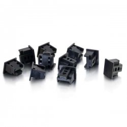 C2G 10 Pack RJ45 Dust Cap - Capa de poeira - preto (pacote de 10) 81990