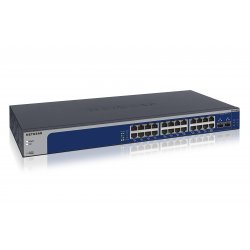 NETGEAR Plus XS724EM - Interruptor - inteligente - 22 x 100/1000/2.5G/5G/10GBase-T + 2 x combinado SFP+ 10 Gigabit - desktop, m