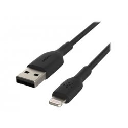 Belkin BOOST CHARGE - Cabo Lightning - Lightning macho para USB macho - 2 m - preto CAA001BT2MBK