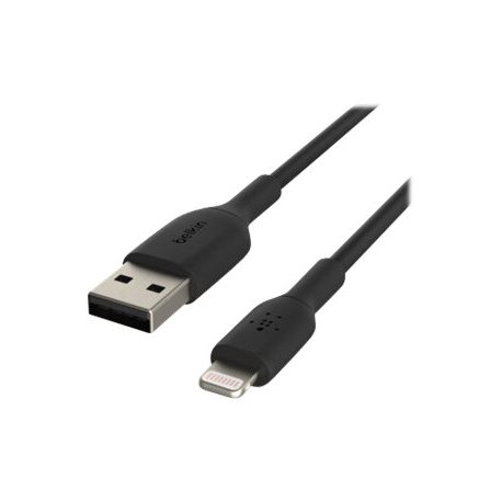 Belkin BOOST CHARGE - Cabo Lightning - Lightning macho para USB macho - 2 m - preto CAA001BT2MBK